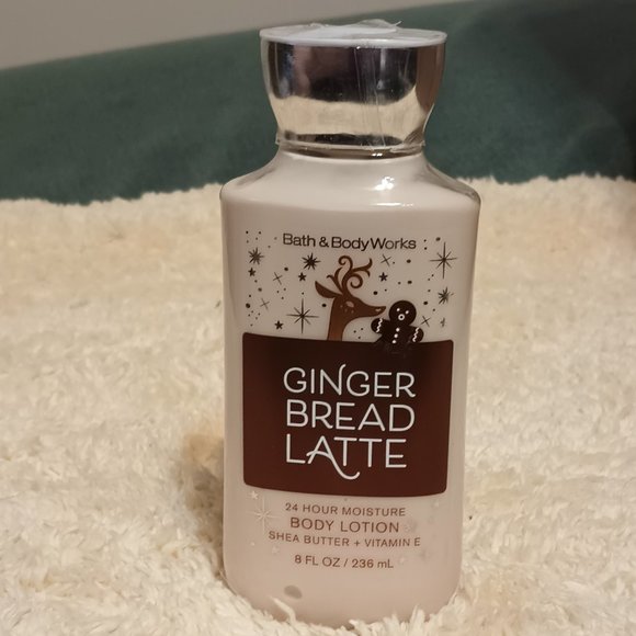 NEW ~ Bath & Body Works Ginger Bread Latte Body Lotion, Shea Butter & Vitamin E - Picture 1 of 4